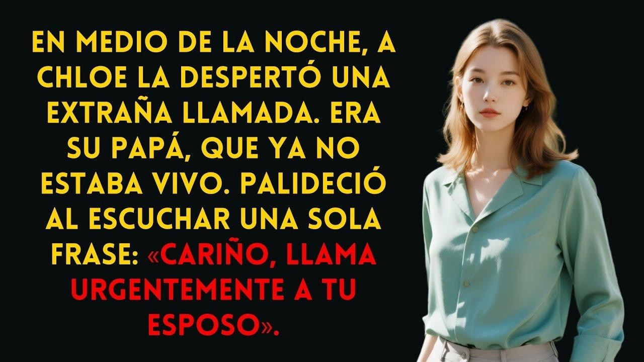Chloe recibió una llamada de su papá muerto “Cariño, llama urgente a tu esposo”.