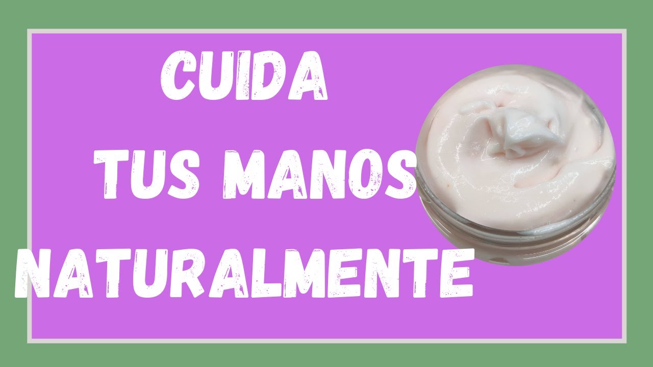 Cómo hacer una CREMA. DE MANOS casera NATURAL aprende cosmética natural con UREA, FÁCIL Y NO GRASA