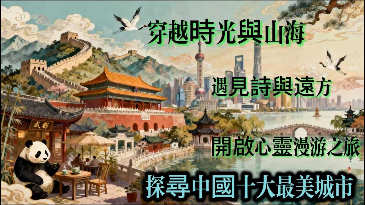 藏在中國的千年風韻！十大最美城市探尋之旅，啟程即驚艷   邂逅千年詩與遠方  感受自然與人文的共鳴