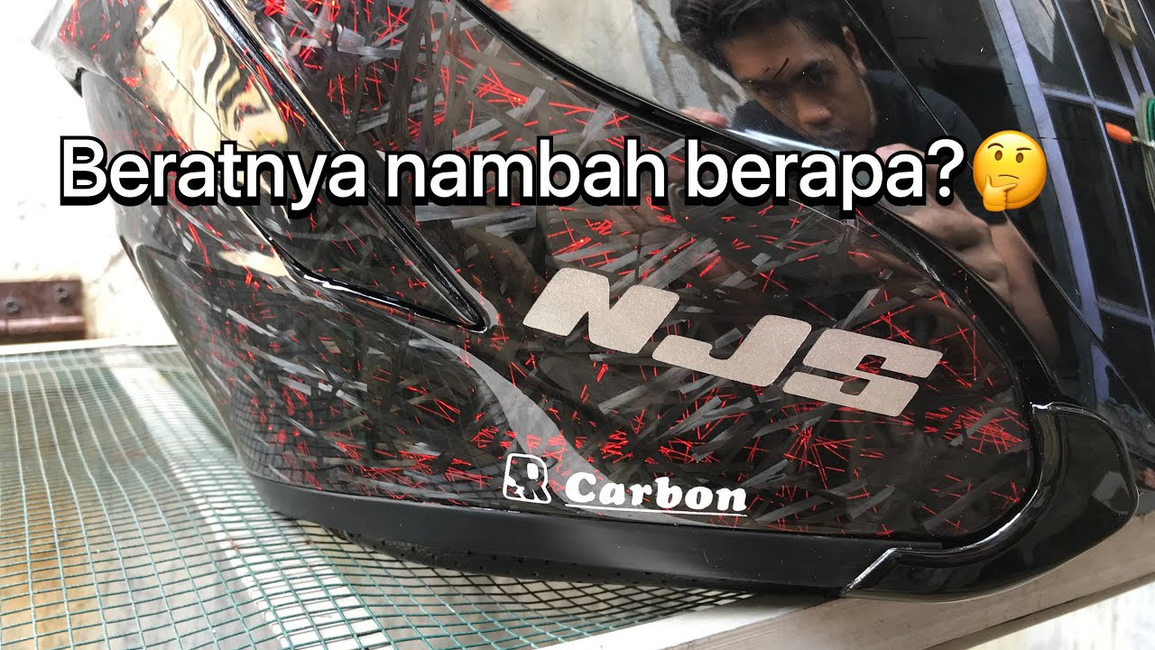 NJS Kairoz karbon forged merah
