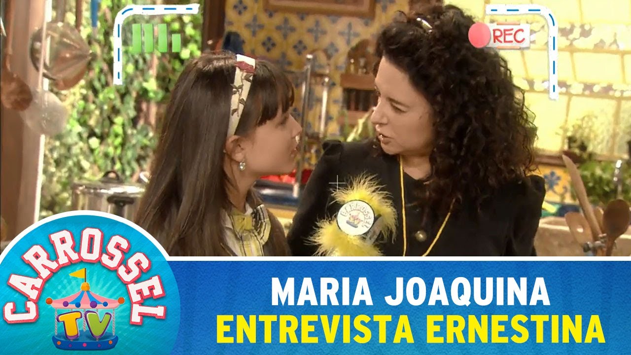 Maria Joaquina entrevista Ernestina | Carrossel TV