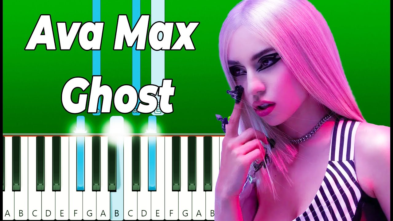 Ava Max - Ghost (Piano Tutorial EASY)