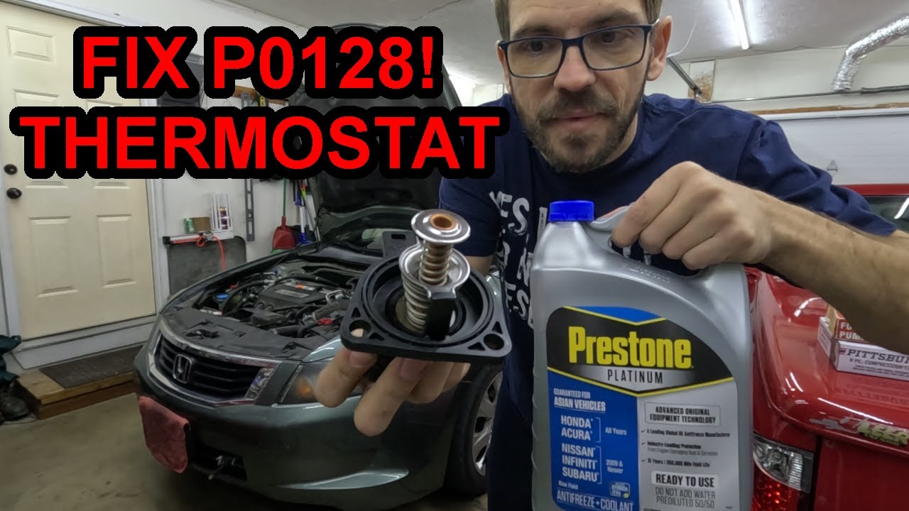 Honda Accord 2008 года выпуска работает на холодную или выдает ошибку P0128? Полное руководство п...