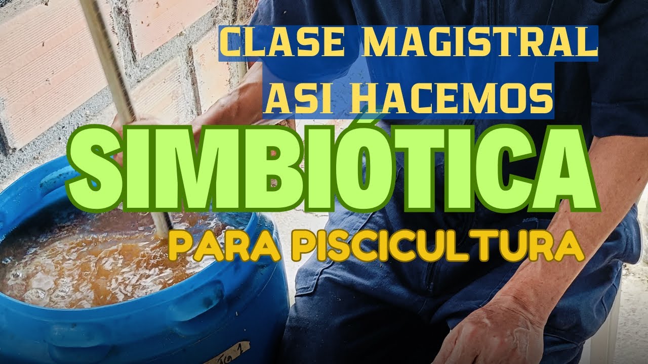 ASÍ SE HACE SIMBIÓTICA EN PISCICULTURA