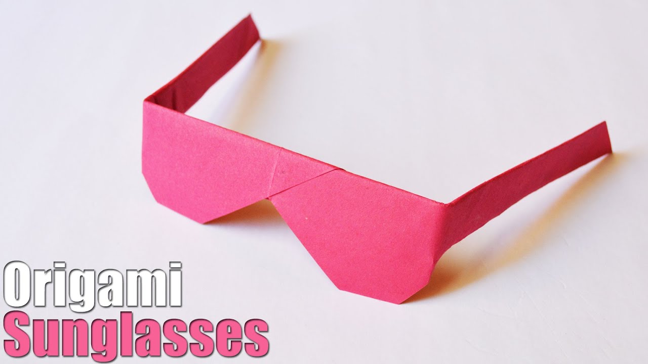 How to make an Origami Sunglasses | Easy | Tutorial
