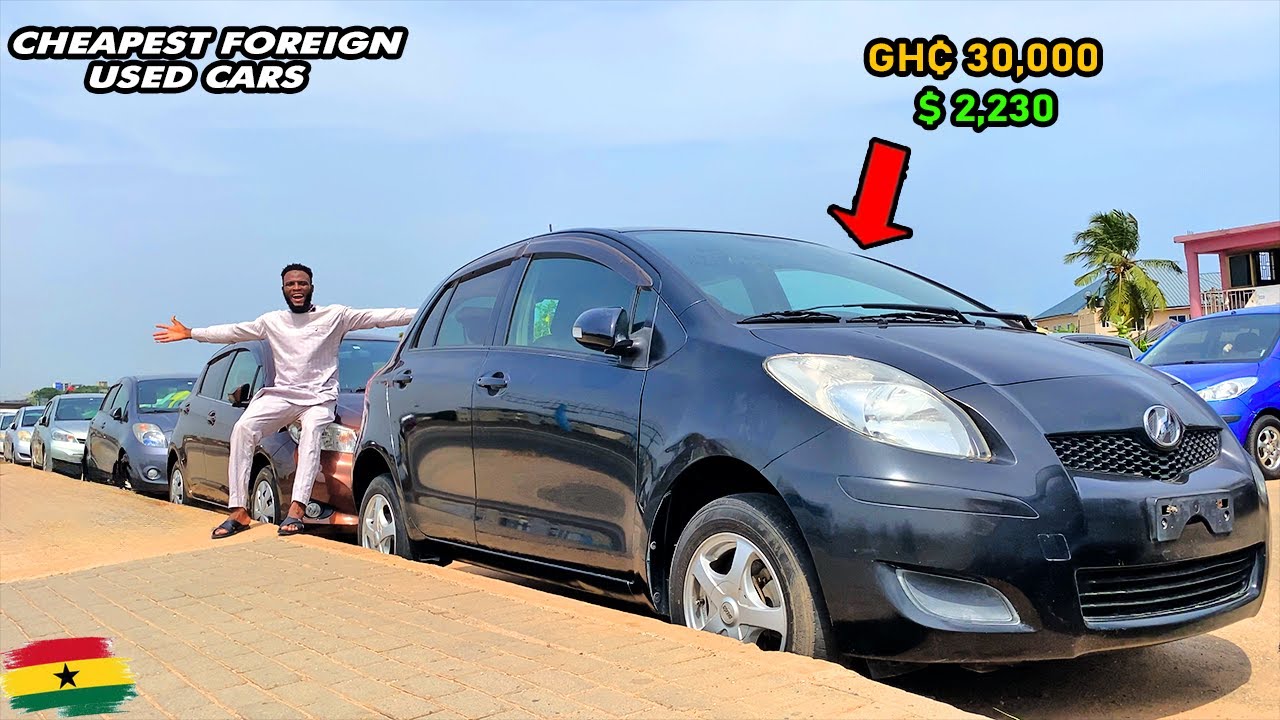 Ep.14 CRAZY DEALS! 😱🔥Prices Of Cheap Foreign Used TOYOTA VITZ Cars In Accra Ghana! #automobile