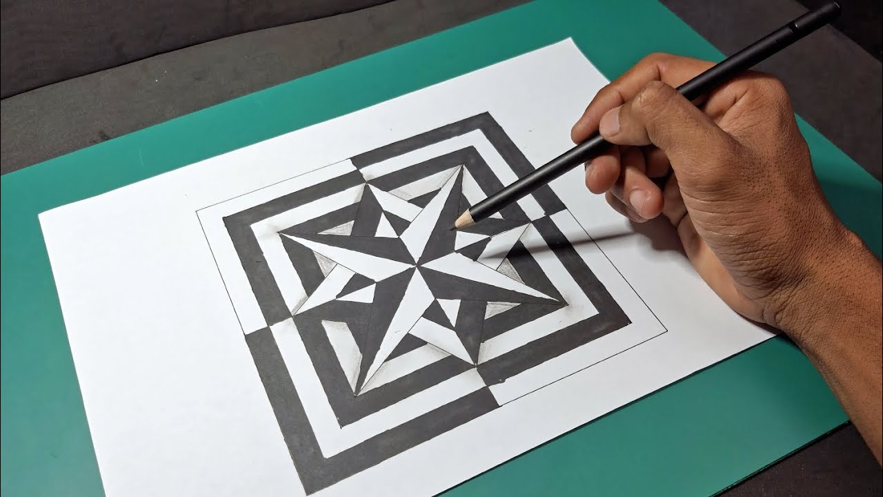 How Is This Possible? Drawing 3D Art With Only a Pencil"