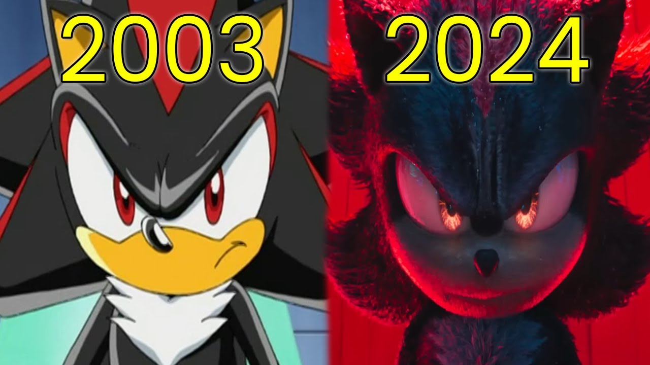 Эволюция Ёжика Шэдоу в кино и на телевидении (2003-2024)