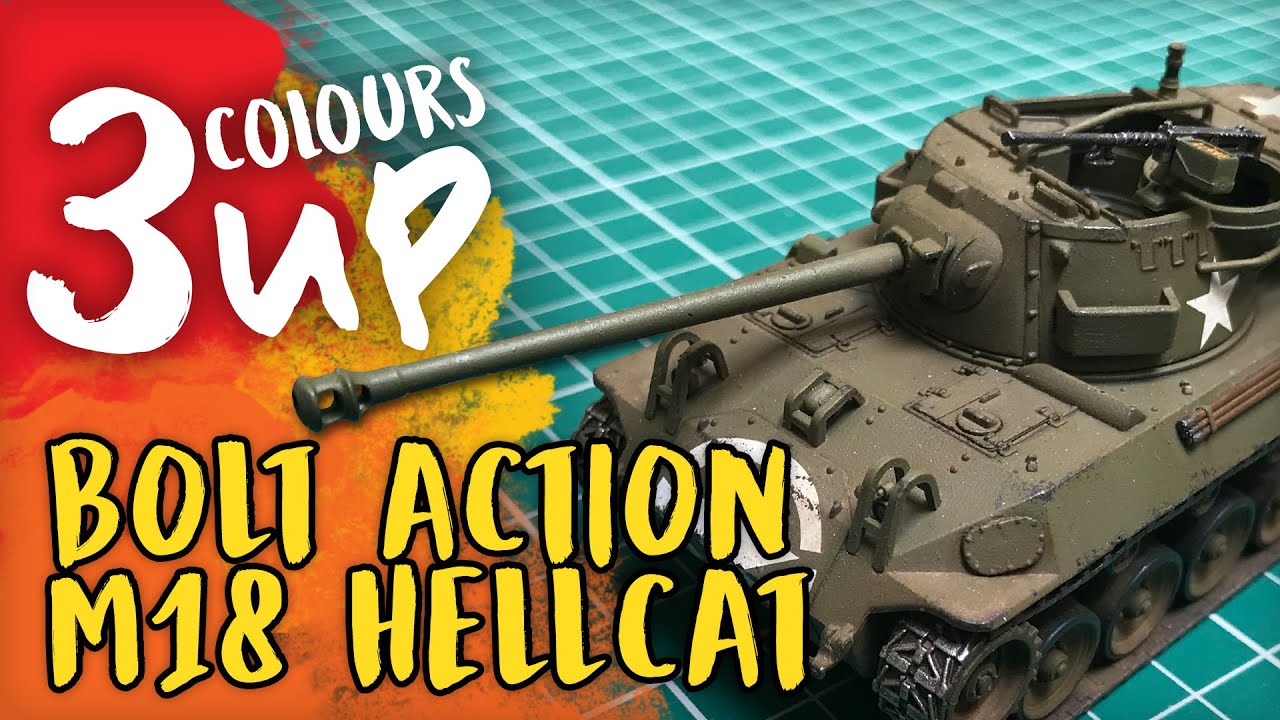 M18 Hellcat Miniature Painting Tutorial | Bolt Action