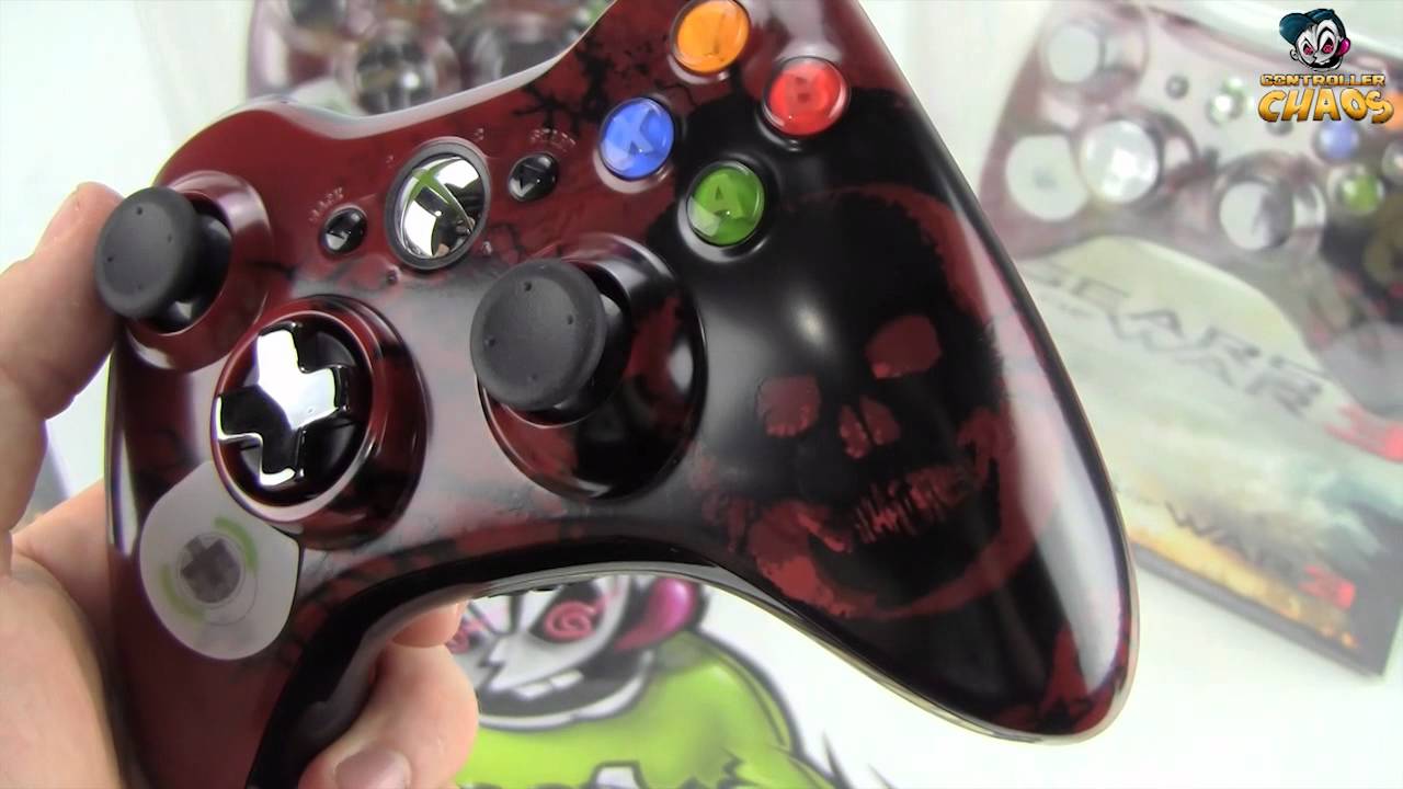 Gears Of War 3 Unboxing/Review - Modded Controllers - Limited Edition GOW3 - Controller Chaos