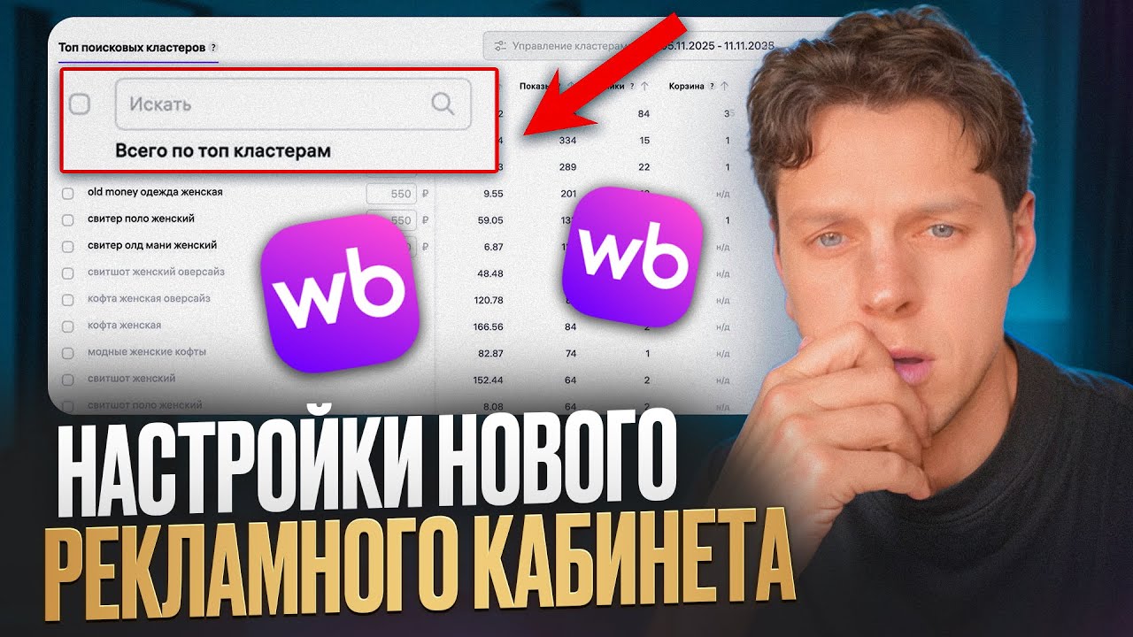 Новый рекламный кабинет Вайлдберриз! Как настроить рекламу Wildberries в 2025. Пошаговая инструкция.
