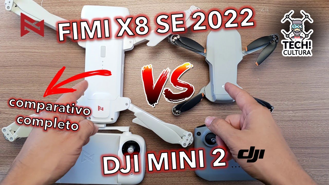 Fimi X8 SE 2022 vs DJI Mini 2 - Comparativo Completo - Drone para iniciantes