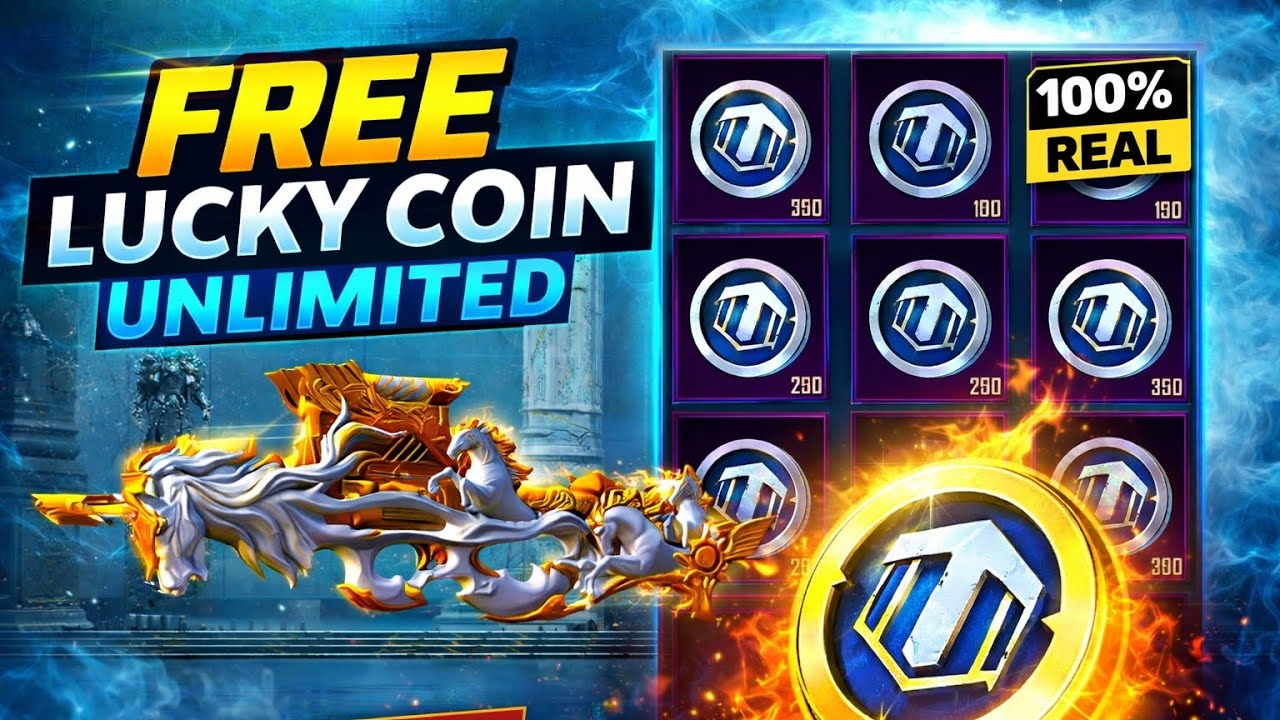 BGMI me FREE Lucky Coin Trick 😍 | Unlimited Coins?