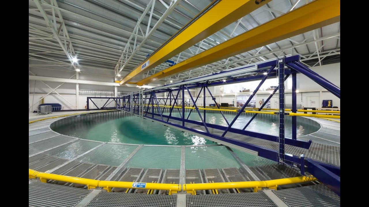 Flowave TT - Edinburgh Designs Combined Current and Wave tank at the University of Edinburgh