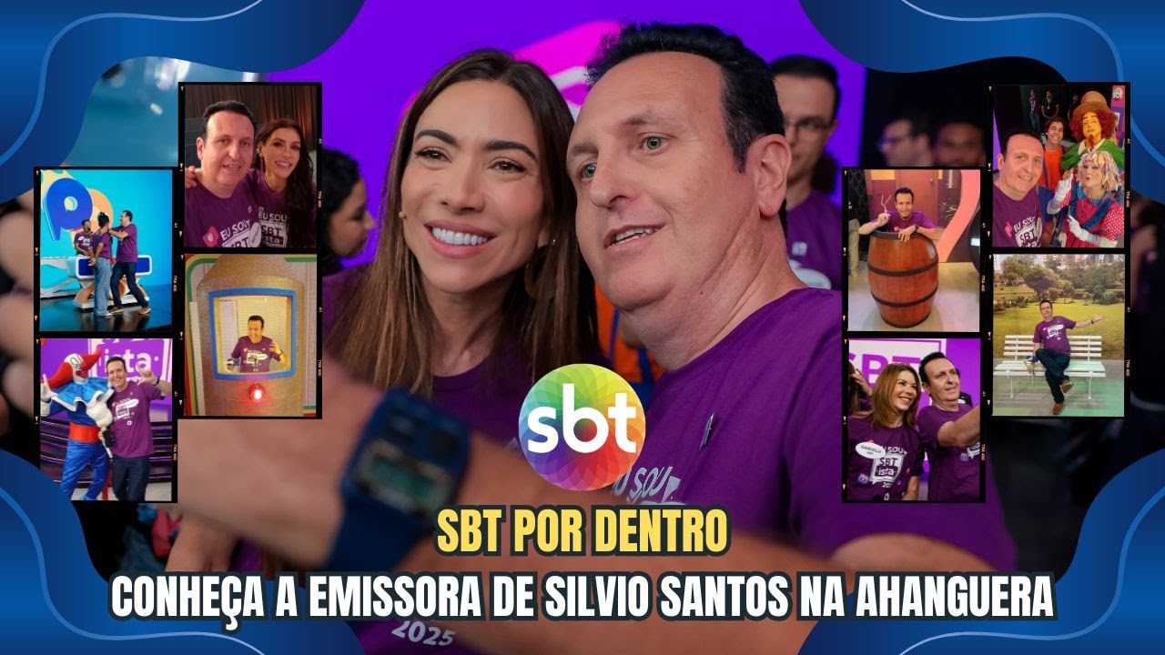SBT POR DENTRO! Mostrei os Bastidores da TV de Silvio Santos!