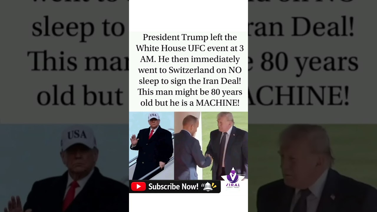 No sleep. No limits. Just wins. 🇺🇸💪#Trump #IranDeal #UFC #Switzerland #Machine #USA #No sleep