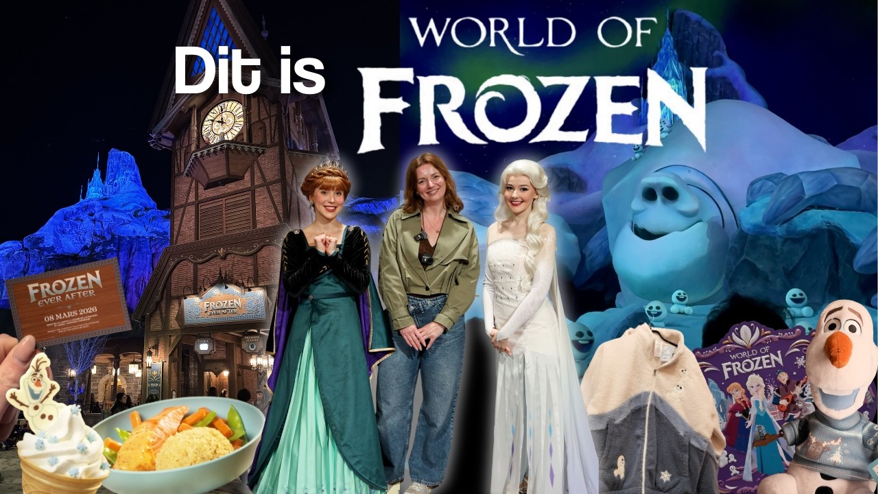 DIT IS WORLD OF FROZEN IN DISNEYLAND PARIS! ❄️☃️✨ PRE-OPENING 8 MAART 2026 | DISNEY ADVENTURE WORLD