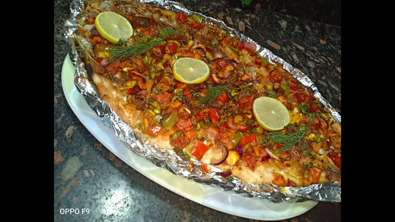 طريقة عمل السمك البورى السنجارى فى الفرن ⁦🐟😍😋