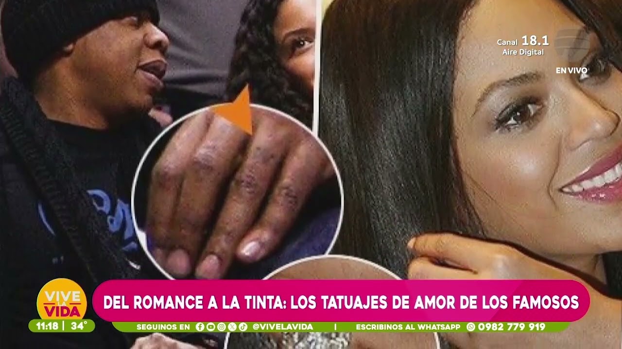 Del romance a la tinta los tatuajes de amor de los famosos  03 03 26