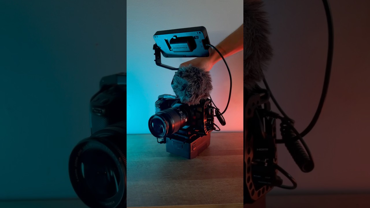 Minimal Cinema Rig‼️🎥 #bmpcc4k #filmmaking #budget #minimal #camerarig