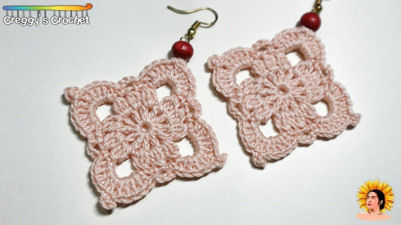 CROCHET “Lace Diamond” Earrings | Tutorial