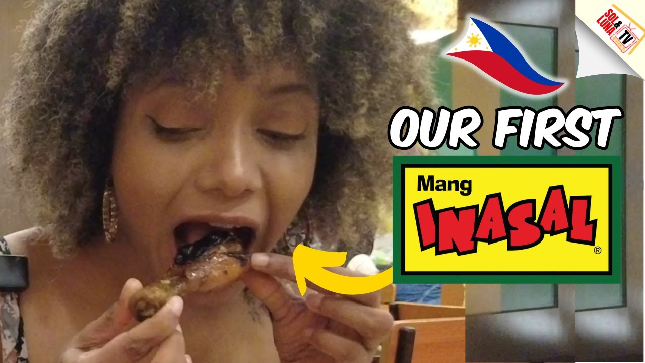 Latinas in the Philippines 🇵🇭 FIRST TIME Trying Mang Inasal | Sol & Luna