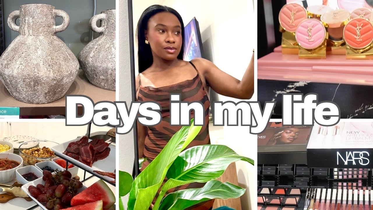 Spend a Few days with me | Sephora Run ,Home Decor Shopping and lots of Food