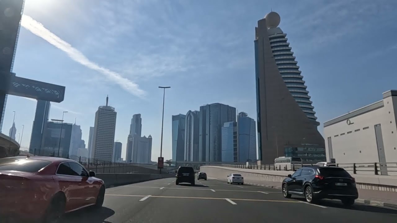Sheikh Zayed Road E11, Dubai's Iconic Highway Drive