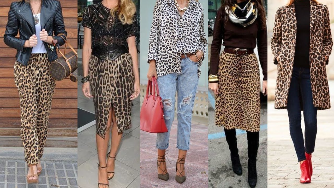 COMBINA CON ELEGANCIA EL ESTAMPADO ANIMAL PRINT /COMBINACIONES DE ROPA CON ESTAMPADO ANIMAL PRINT