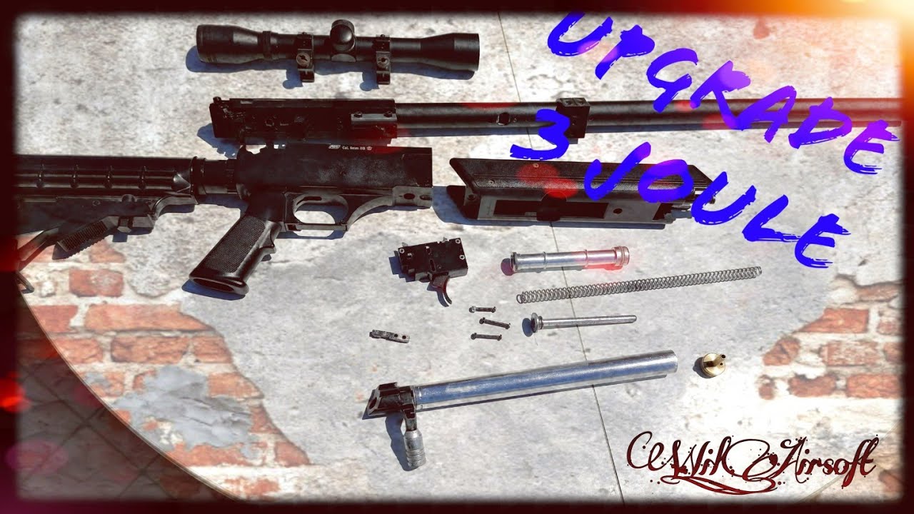 How to Upgrade an Airsoft Urban Sniper -- Tutorial: Spring kit 3 joule