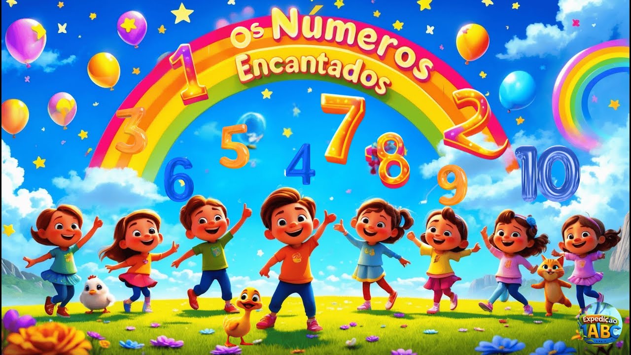 🎶 Aprenda a Contar Brincando! - Os Números Encantados – 🎶