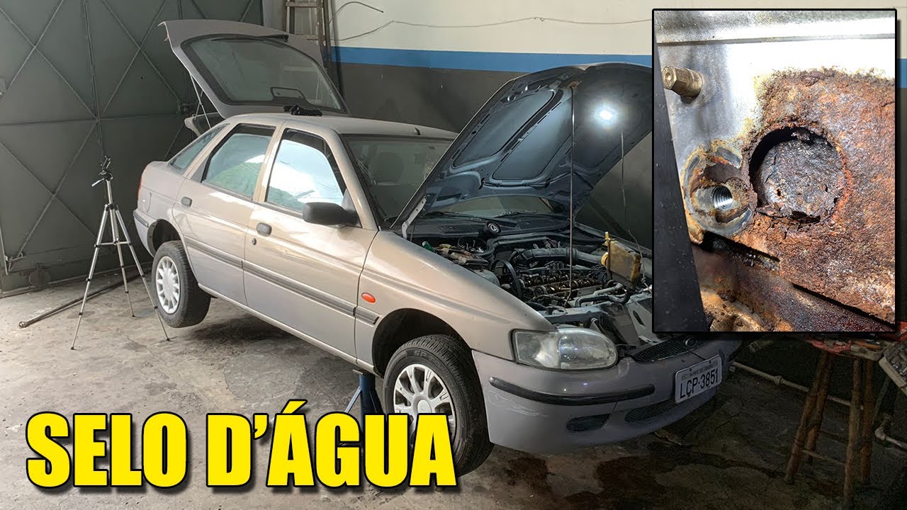 VAZAMENTO DE ÁGUA NO MOTOR DO ESCORT ZETEC, SELO D'ÁGUA DO CABEÇOTE ! EP.2