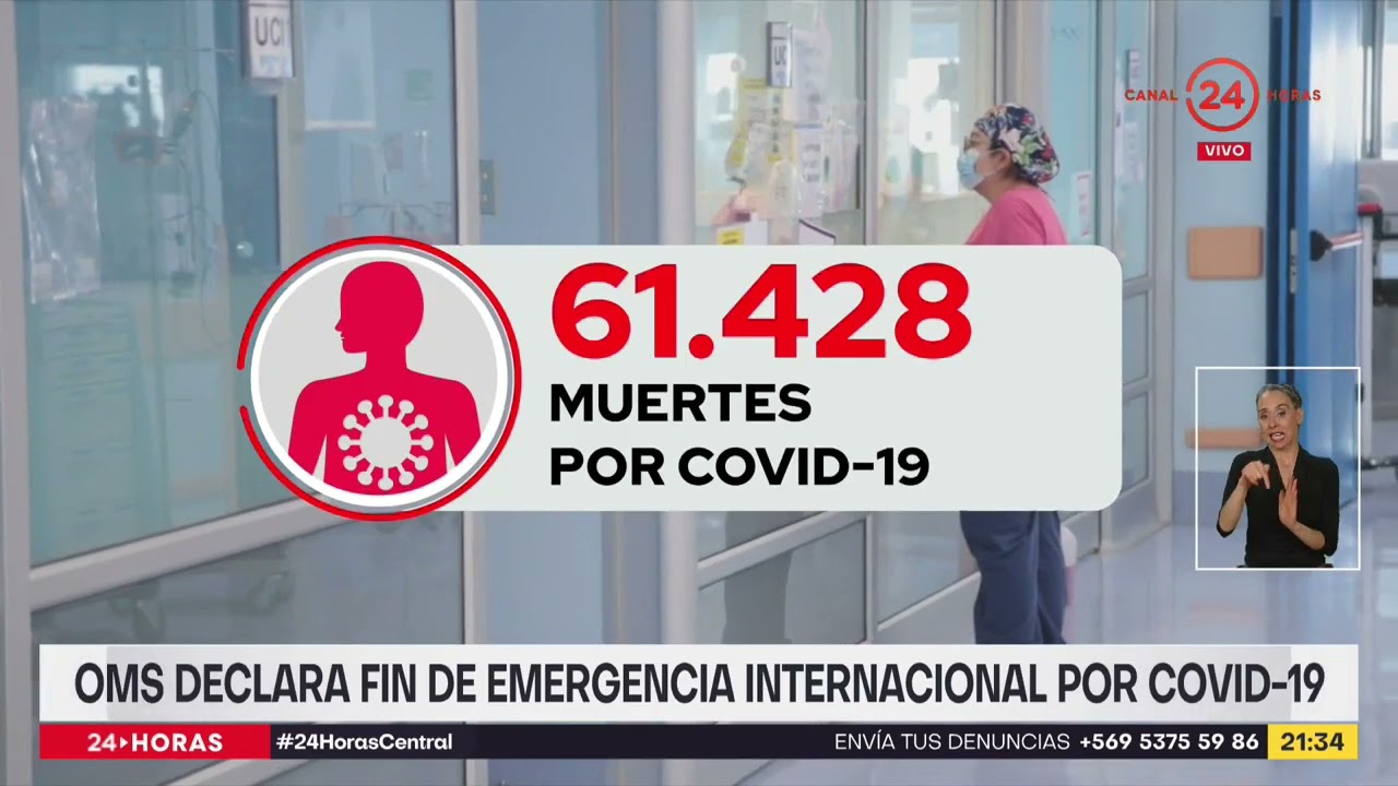 OMS declara fin de emergencia internacional por COVID-19