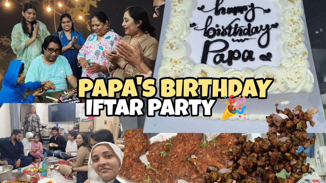 Papa’s Birthday Iftar Party KFC Chicken Wings, Kandi Chicken & Butterscotch Falooda| Ramzaan series.