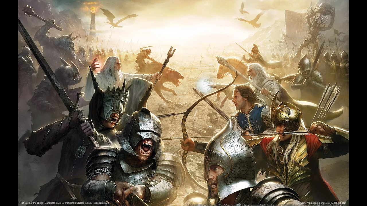 (gameplay para fundo de vídeo) The Lord of the Rings Conquest - Gameplay Livre Para Uso #15