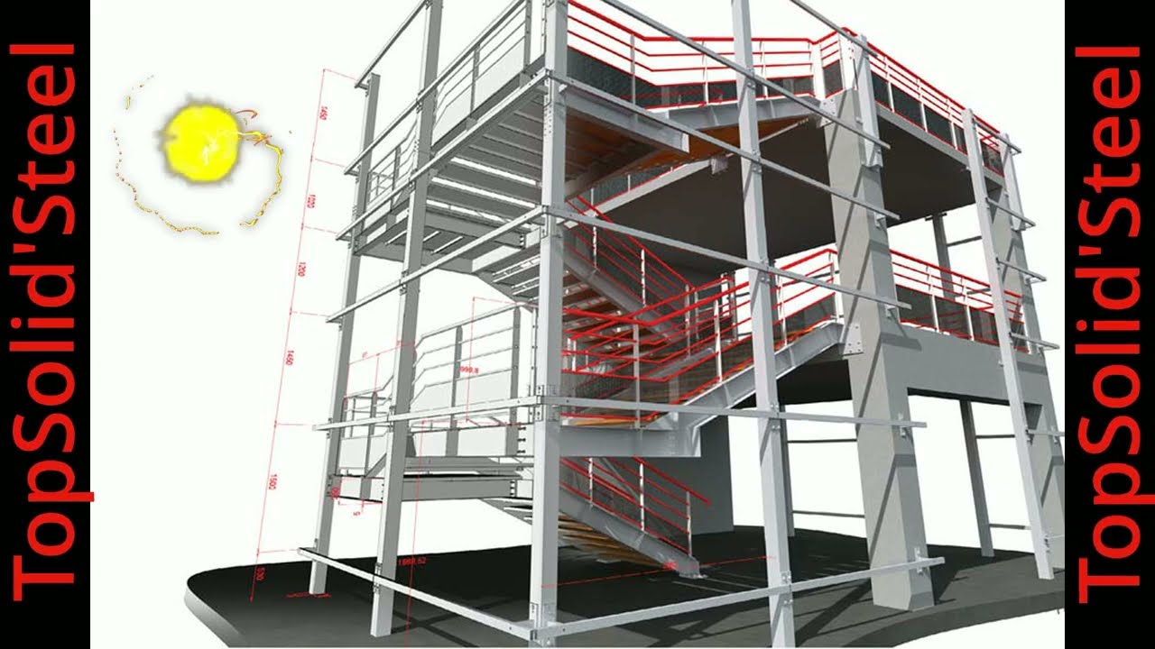TopSolid'Steel Treppe