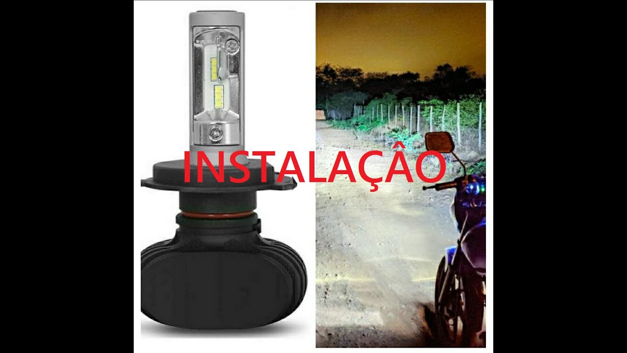 Instalação, Como instalar led em moto, Ultra led H4, Fan, Titan.