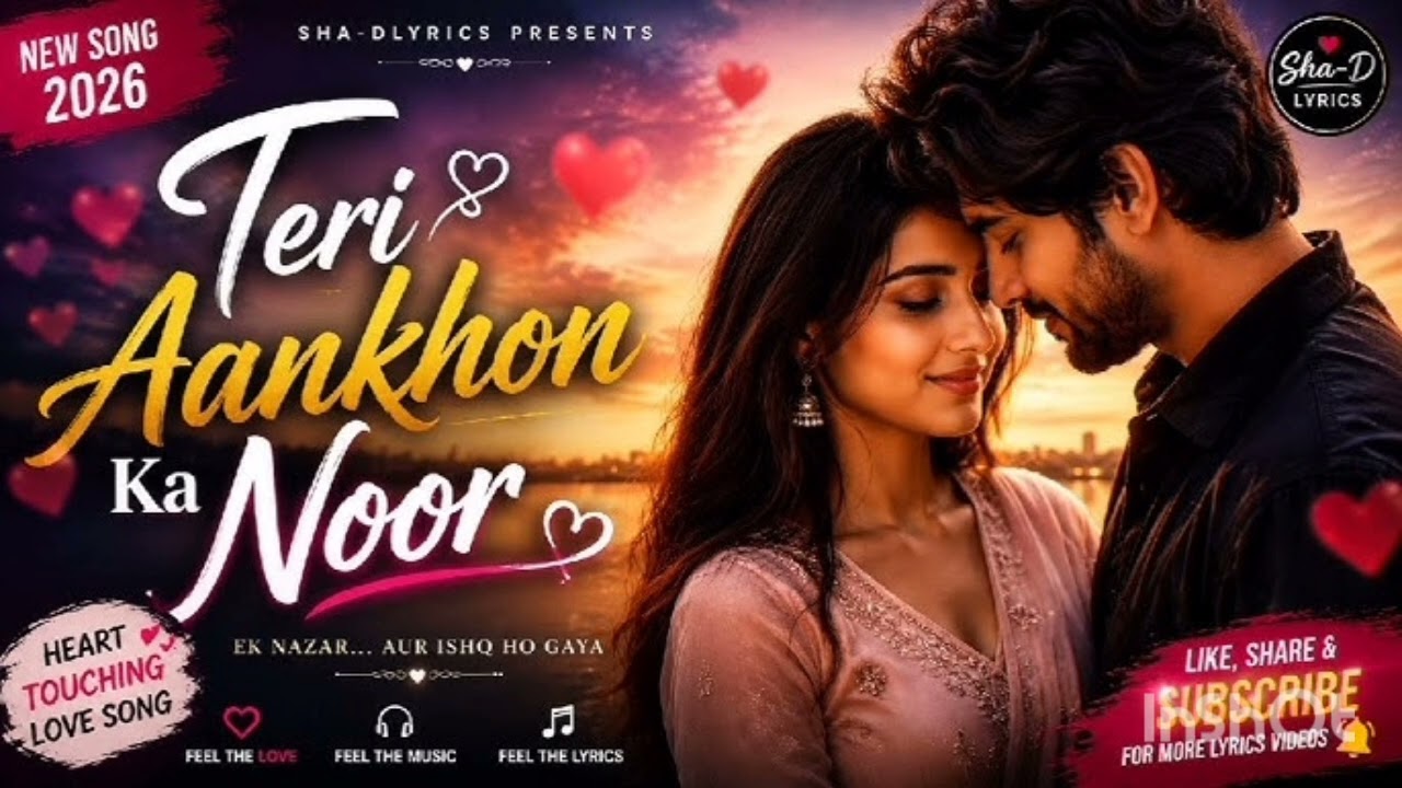 Aankhon Ka Noor | New Hindi Romantic Love Song 2026 | Heart Touching Bollywood Love Song | Soulful 