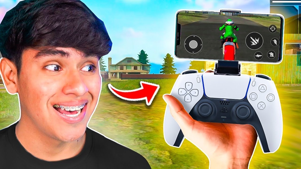 JUGU&Eacute; FREE FIRE CON MANDO!! *Impresionante*