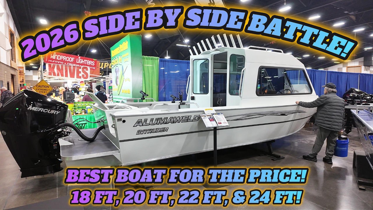 2026 SIDE BY SIDE BATTLE! BEST ALUMINUM FISHING BOAT FOR THE PRICE! 18 ft THEN 20 ft, 22 ft, & 24 ft