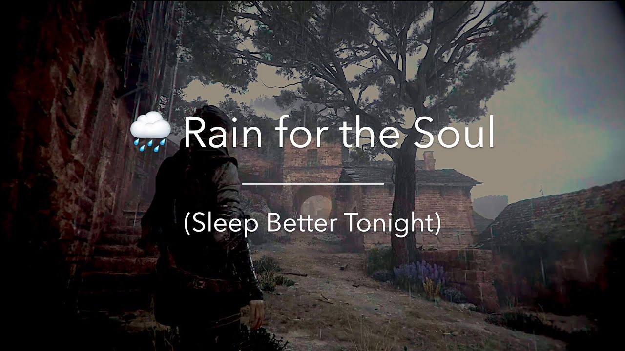 🌧️ Peaceful Sleep Beneath the Medieval Rain | Clear Your Mind, Unwind & Relax Deeply (4K)