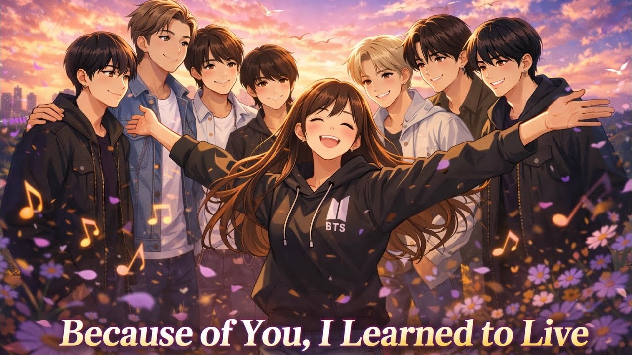  Because of You, I Learned to Live | song by army to  BTS | official lyrics video  