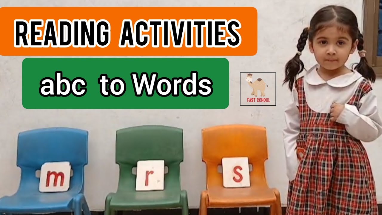 ABC to Word Making Stages | Best Activities of Early English Reading