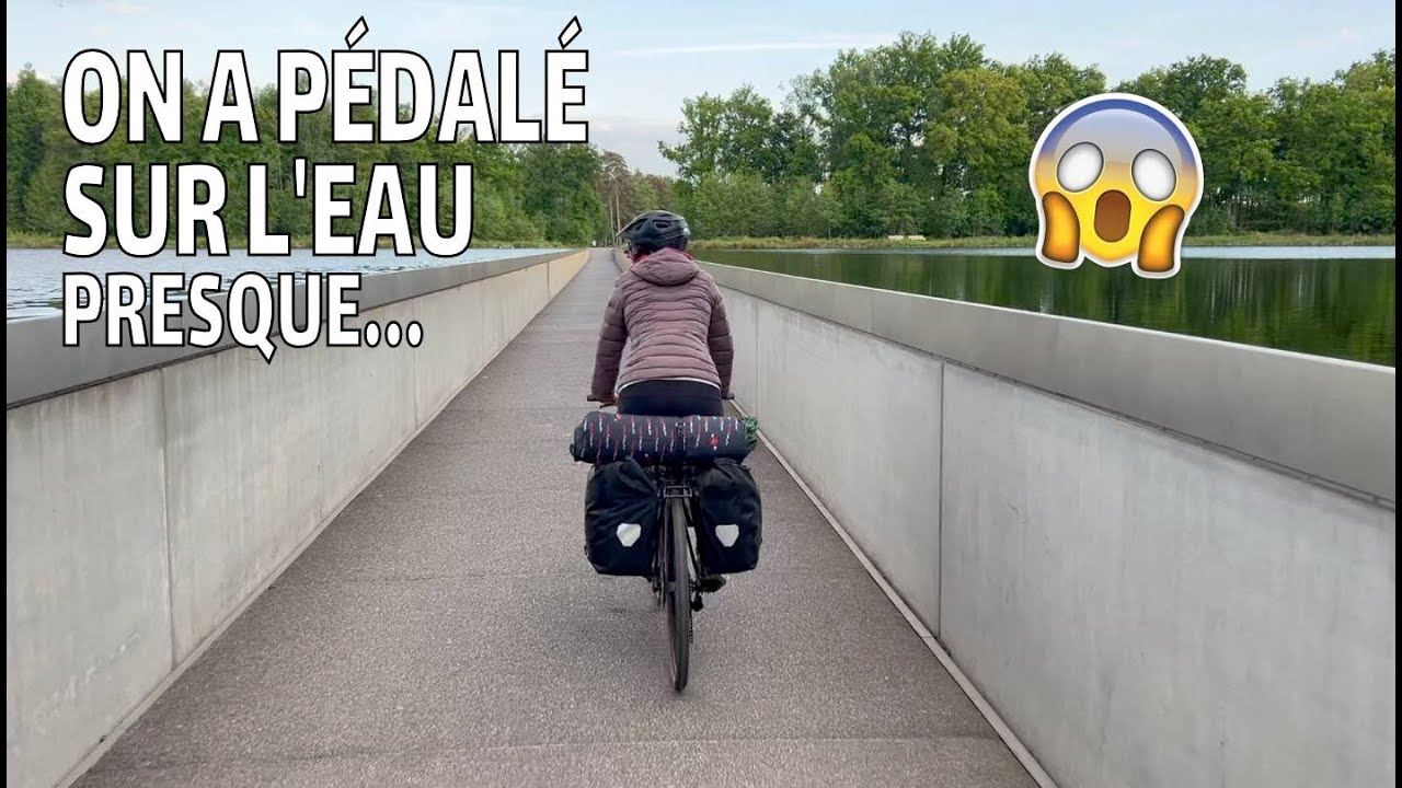 On a pédalé SUR L’EAU (presque) 😱 | Voyage à vélo Belgique - Pays-Bas