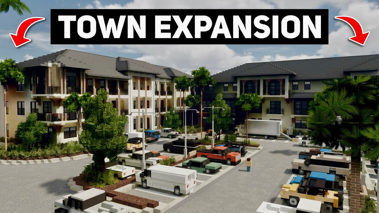 Building a Hyper-Realistic Town in Minecraft