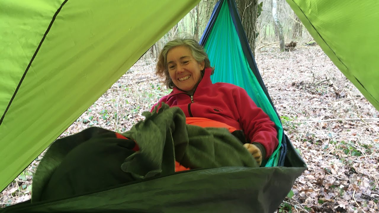 Dormir en hamac en hiver