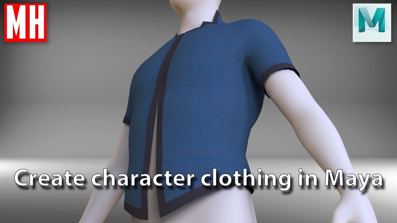 How to easily create Character Clothing in Maya 2019