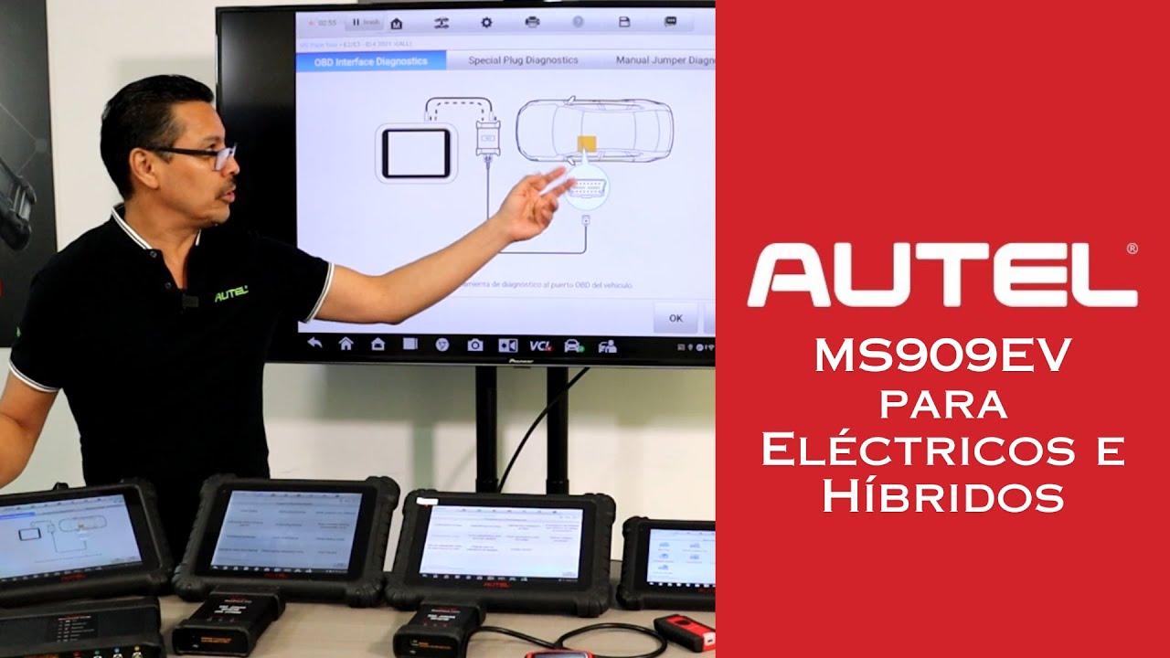 AUTEL MS909EV - El mejor escáner para vehículos eléctricos e híbridos