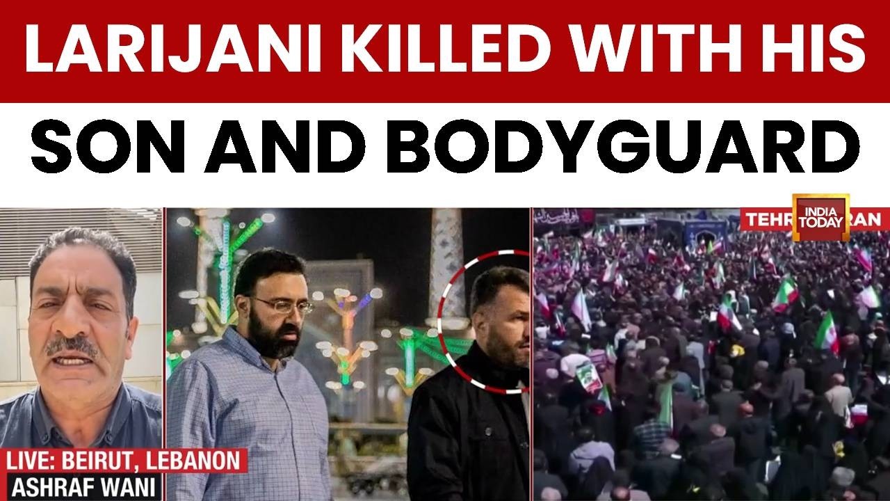 Iran's Ali Larijani Killed With His Son Morteza And Bodyguard; Grand Funeral In Tehran Held