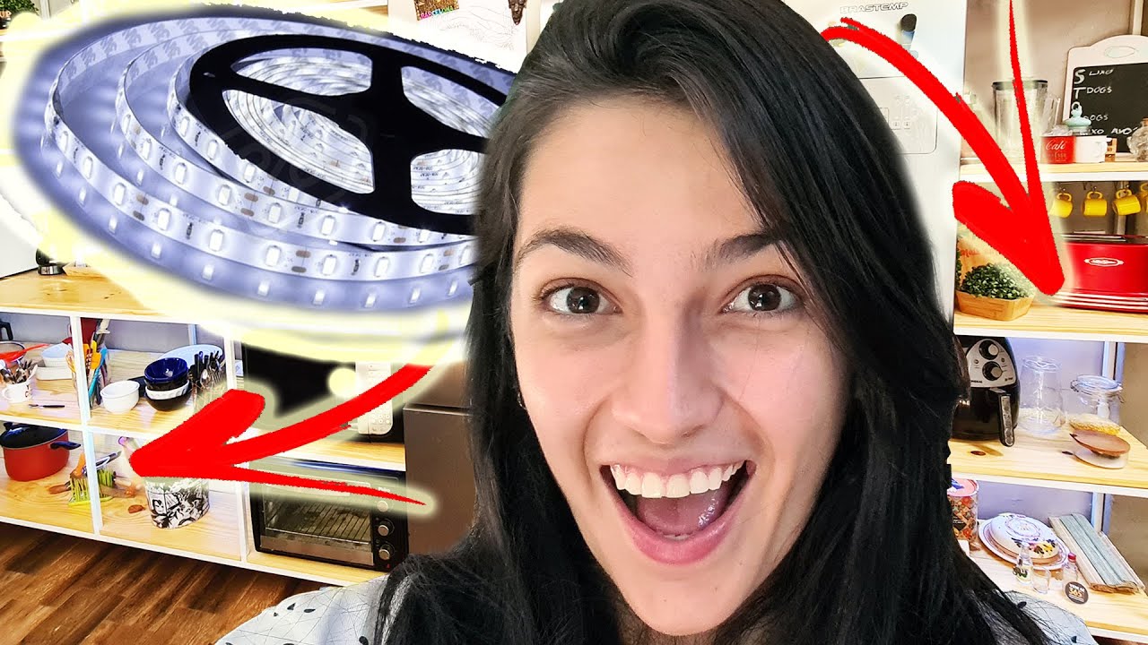 COMO INSTALAR FITA DE LED EM MOVEIS | CORTE E SOLDA
